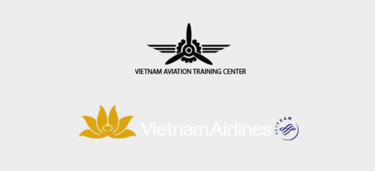 Logo of Vietnamese company Vintraco JSC (VIETNAM AVIATION TRAINING HUMAN RESOURCES JSC)