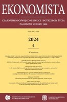 Okładka czasopisma Ekonomista