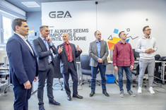 From left: PhD. Eng. Marek Bolanowski, Krystian Sokalski, Prof. Jarosław Sęp, PhD. Eng. Andrzej Paszkiewicz, M. Sc. Mateusz Salach, Norbert Cierpicki